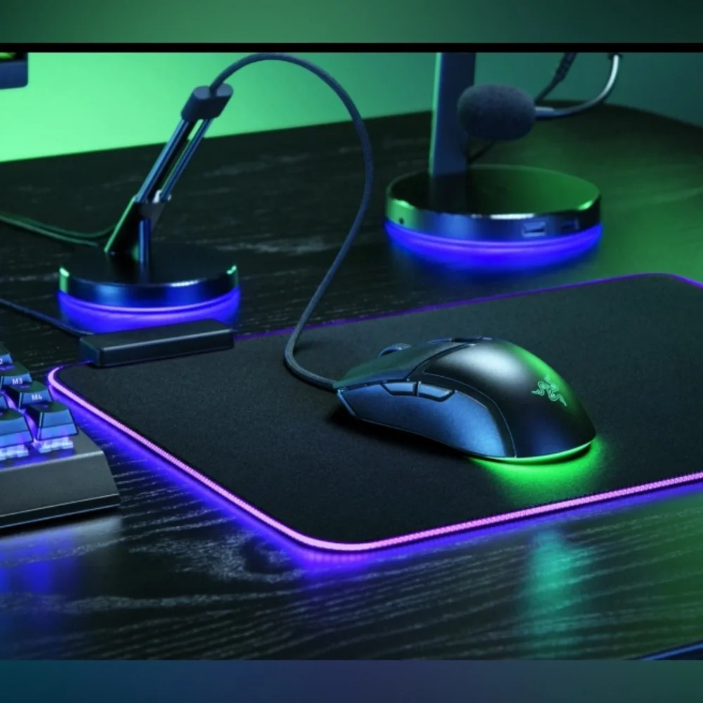 Razer Cobra Gaming Mouse Customizable - lightweight design. Black and Green